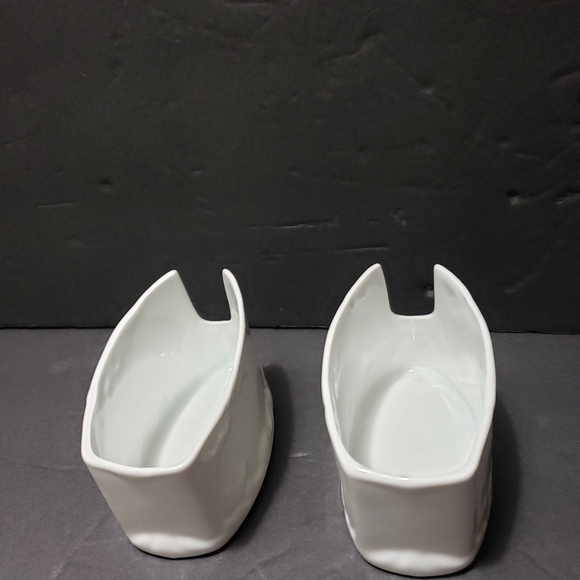 Vintage 1950 Set Of 2 GEROLD PORZELLAN Serving Spoon Rest - Picture 6 of 9